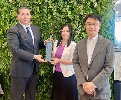 Top100グローバル・イノベーター2023受賞の様子