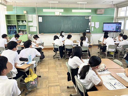 事前授業の様子