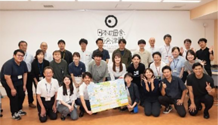 西会津町での地域共創活動プロジェクトメンバーの集合写真