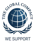 THE GLOBAL COMPACT WE SUPPORT Logo