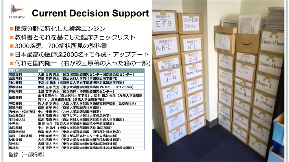 プレシジョン社が医学教科書の制作に使った資料