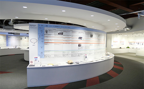 富士通アーカイブズ展示エリアの画像