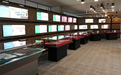 池田記念室テクノロジー変遷ゾーンの写真