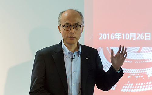 Man giving a presentation