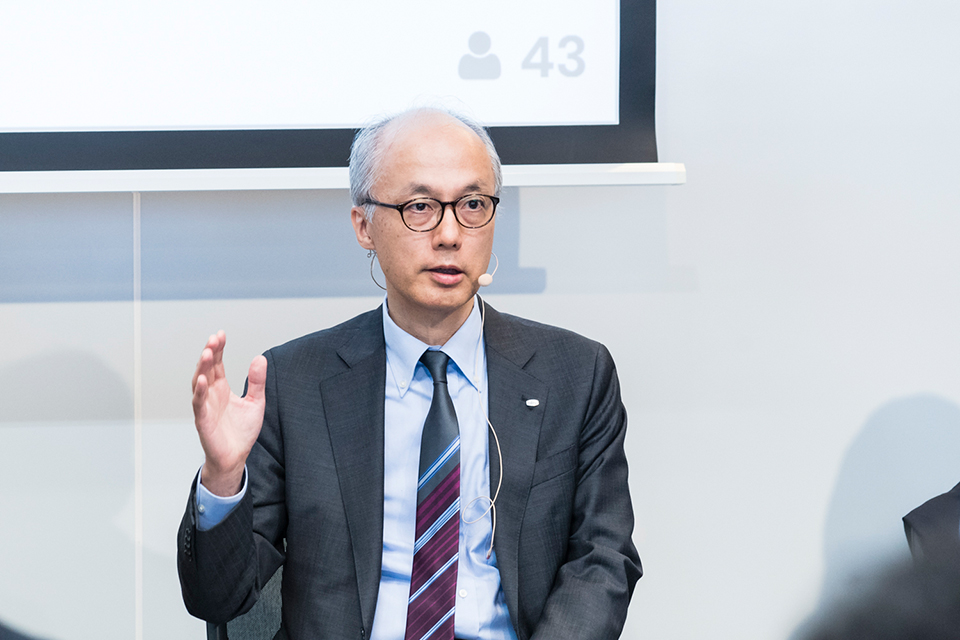 Man giving a presentation