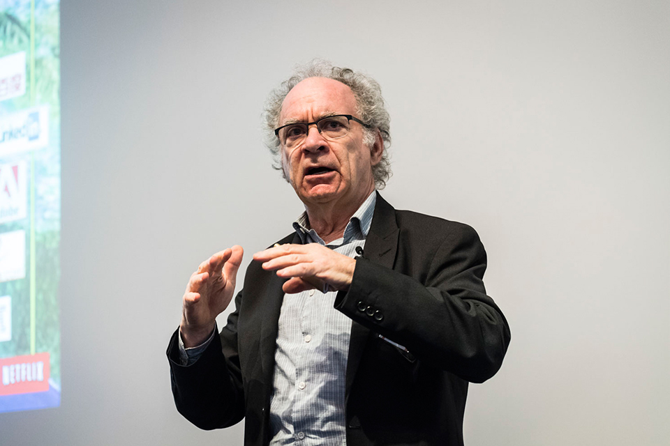 Man giving a presentation