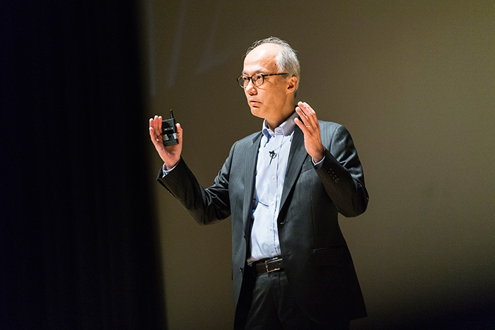 Man giving a presentation