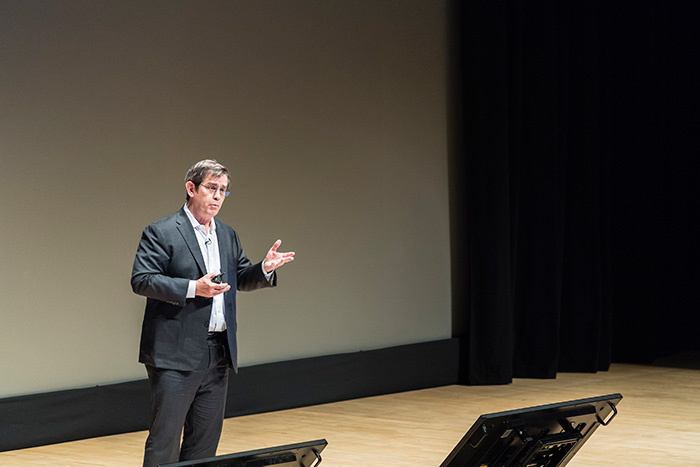 Man giving a presentation