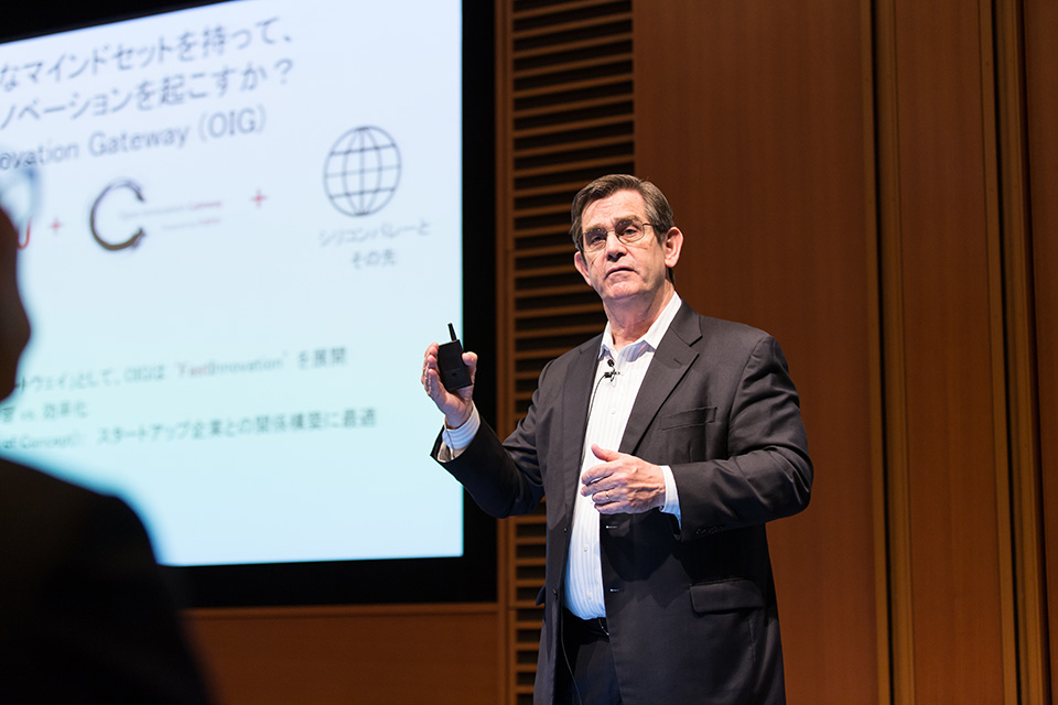 Man giving a presentation