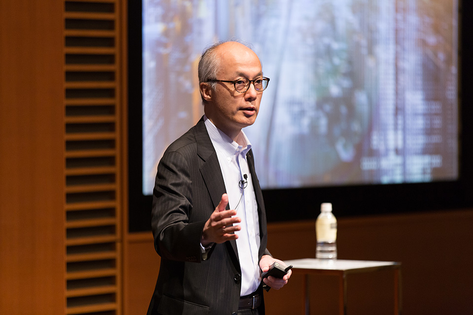 Man giving a presentation