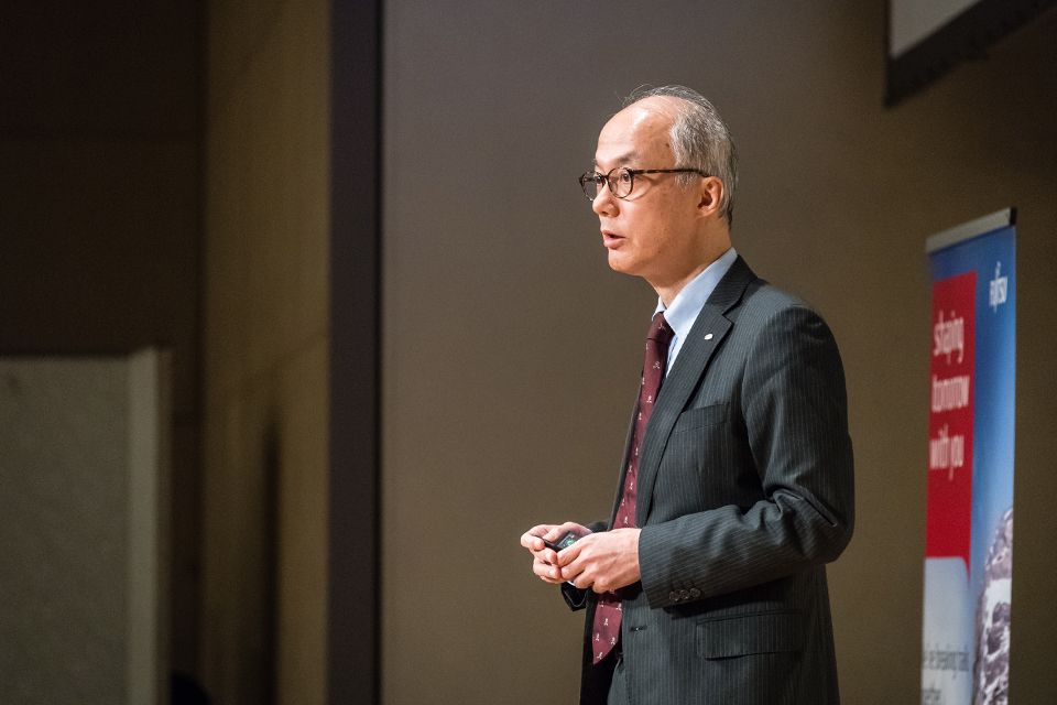 Man giving a presentation