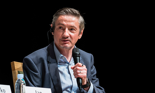 Man giving a presentation
