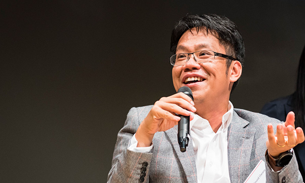 Man giving a presentation