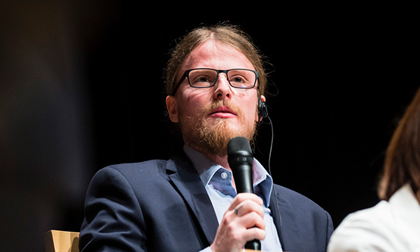 Man giving a presentation