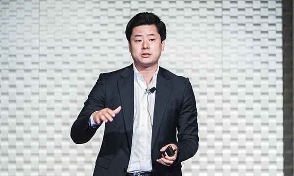 Man giving a presentation