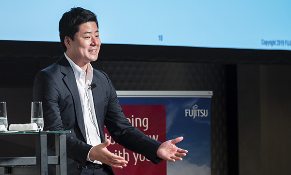 Man giving a presentation