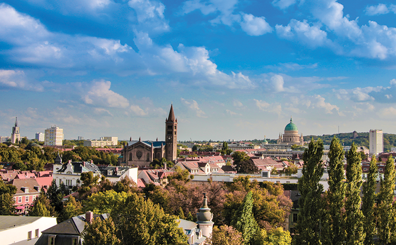 Panoramablick auf Potsdam