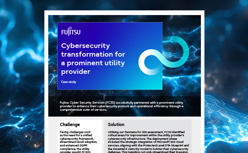 Illustration of cybersecurity advancements for a premier utility provider, emphasizing enhanced protection and modernized systems.