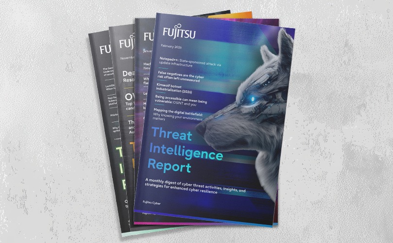 Image of a bee on the cover of the Threat Intelligence Report
