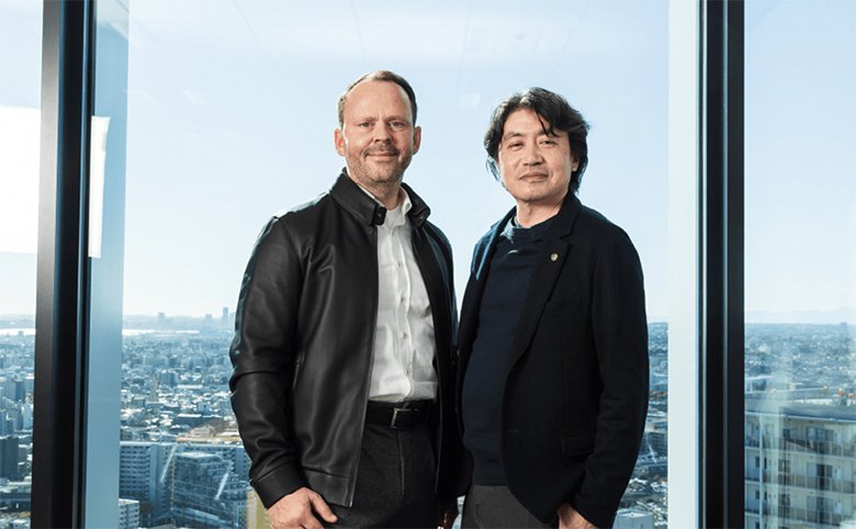GK Software CEO Michael Scheibner マイケル・シャイブナー氏、富士通株式会社 Consumer Experience事業本部 エグゼクティブディレクター 松本良浩