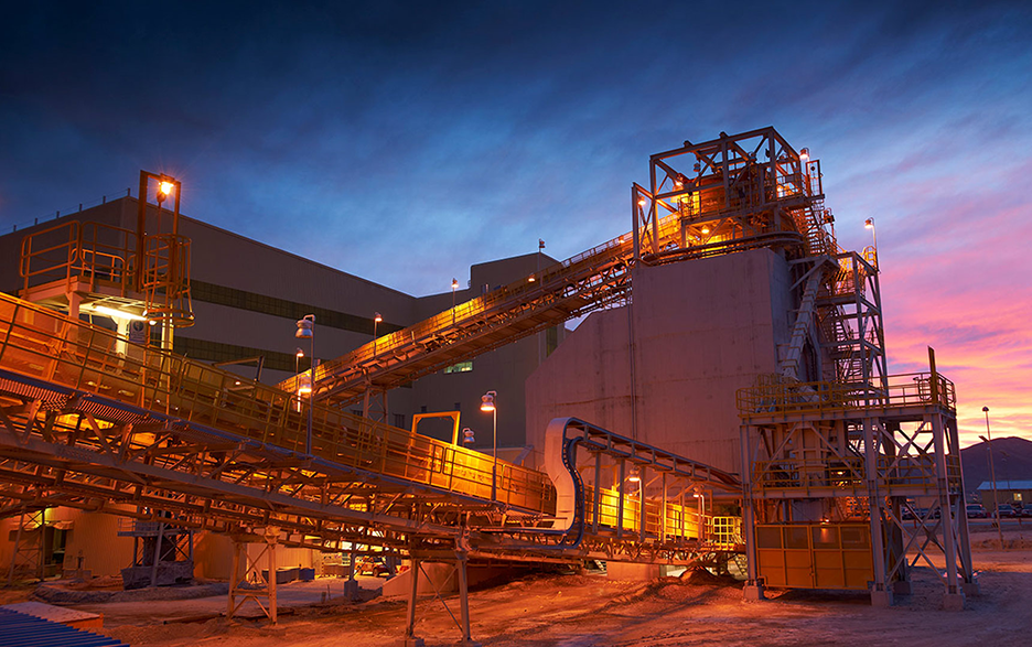 Image of mining site depicting smart supply chains