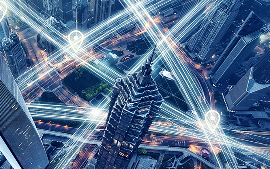 Image showing lights and buildings depicting smarter digital workflows