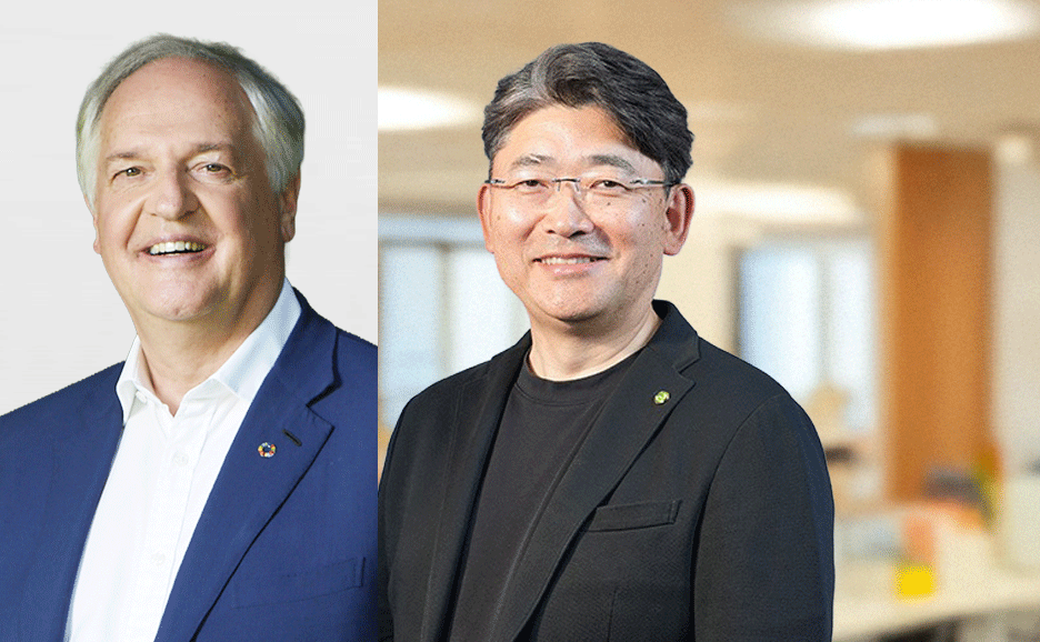 ユニリーバ元CEOポール・ポールマン氏と、富士通の習田晋一郎