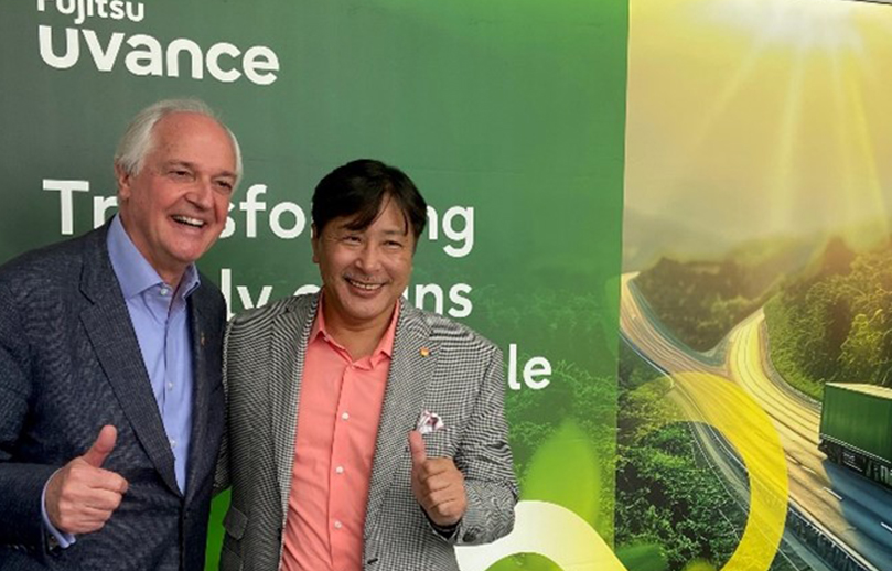 Paul Polman and Shunsuke Onishi at the event