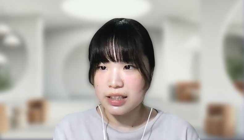 九州工業大学大学院1年生 安田 花純さん