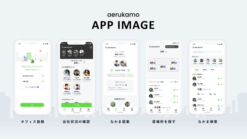 aerukamoの利用イメージ