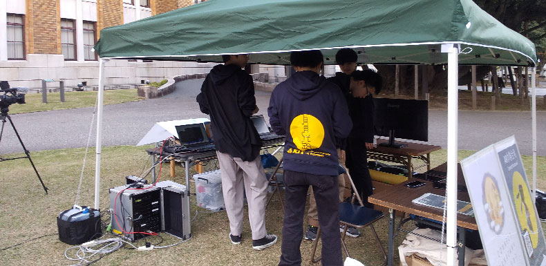 イベント会場準備の様子