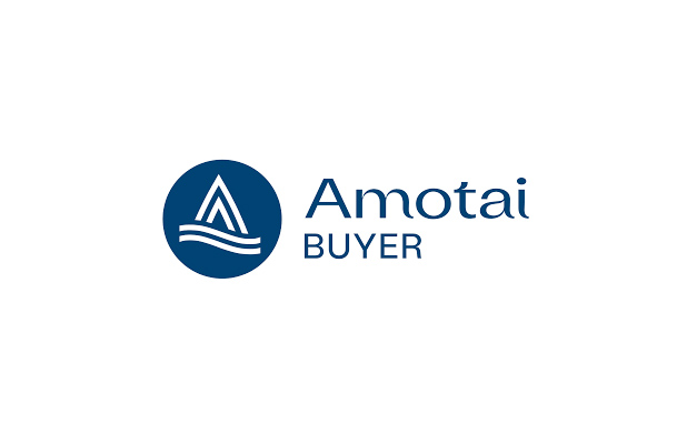 Amotai buyer logo featuring a modern design with bold typography and a distinctive color scheme.
