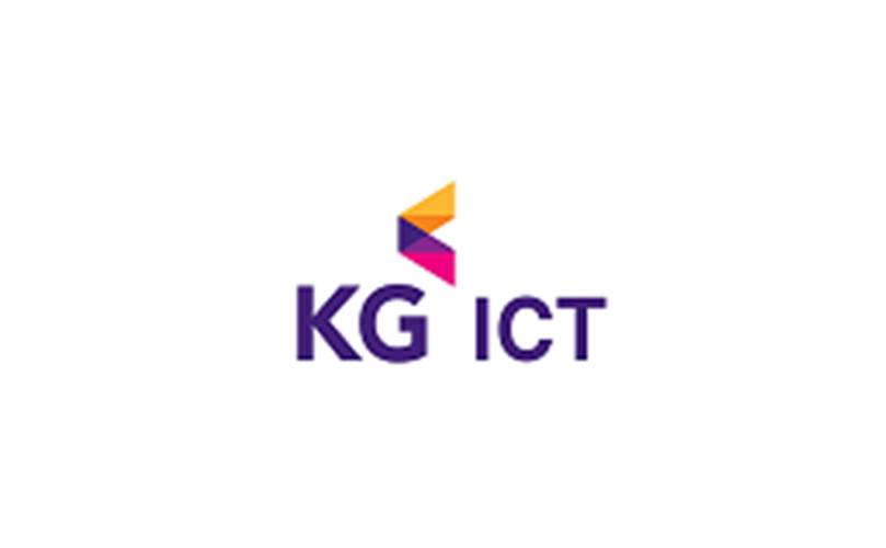 A logo for KG ICT
