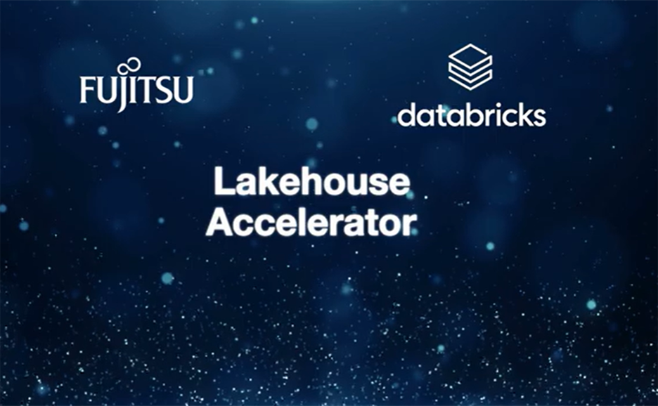 Lakehouse Accelerator and Databricks logo, symbolizing cutting-edge data solutions and partnership in technology.