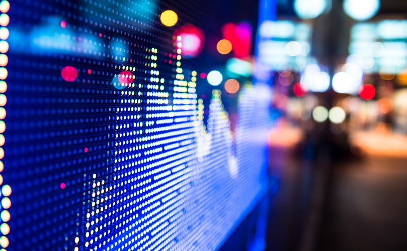 Picture of the market chart display