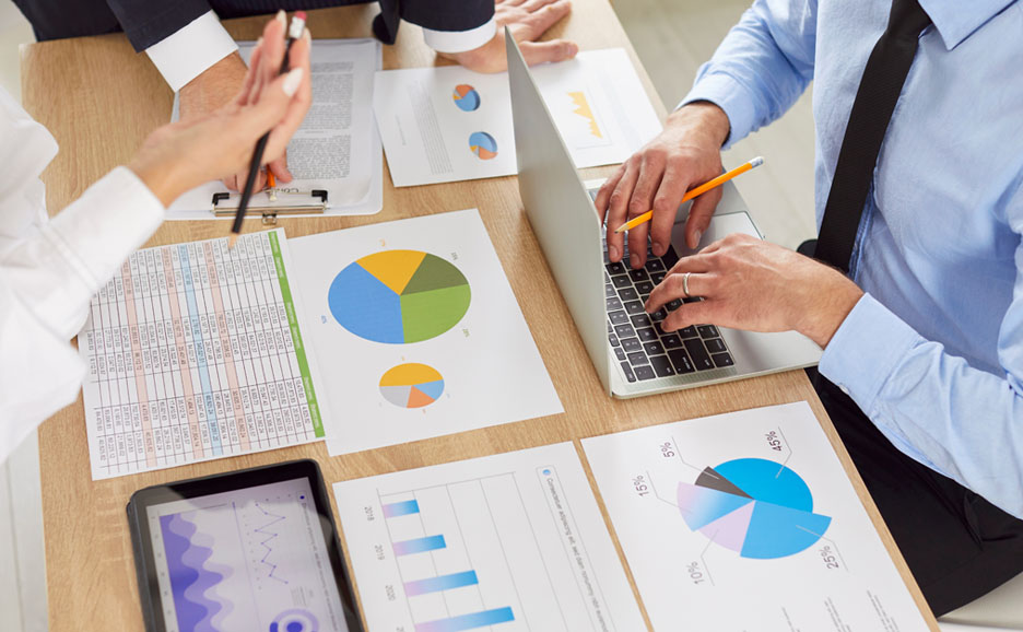 Meeting based on data and materials