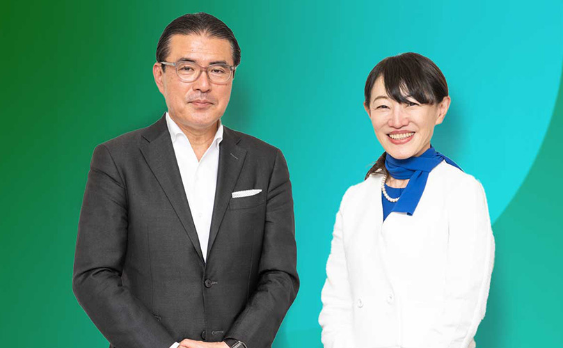 Prof. Michiaki Tanaka of Rikkyo University meets Fujitsu CMO Taeko Yamamoto