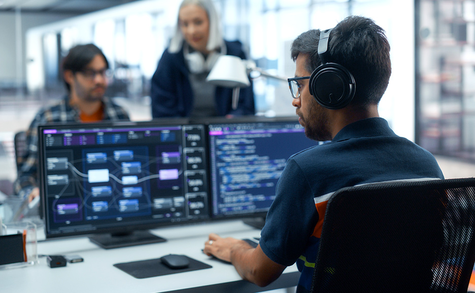 木製の歯車を配置する指