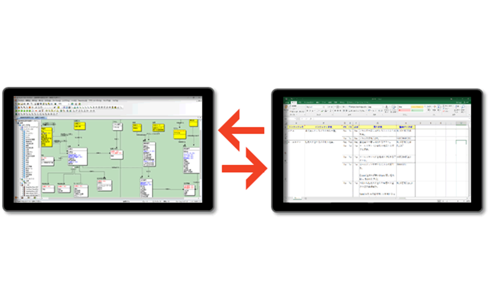 ER/Studio Data Architect と Excel の間でモデル メタデータの相互交換
