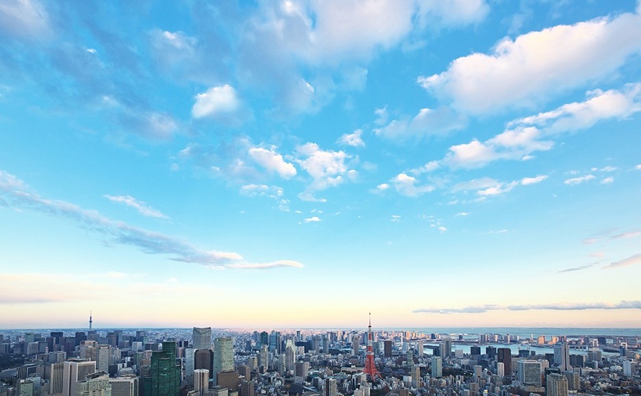 空から見た東京
