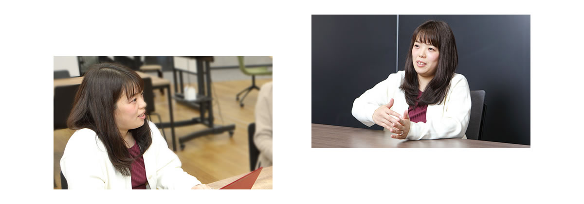 インタビューの様子