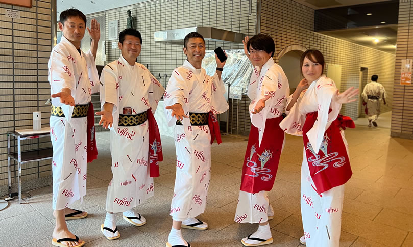 百万石踊りながしに参加