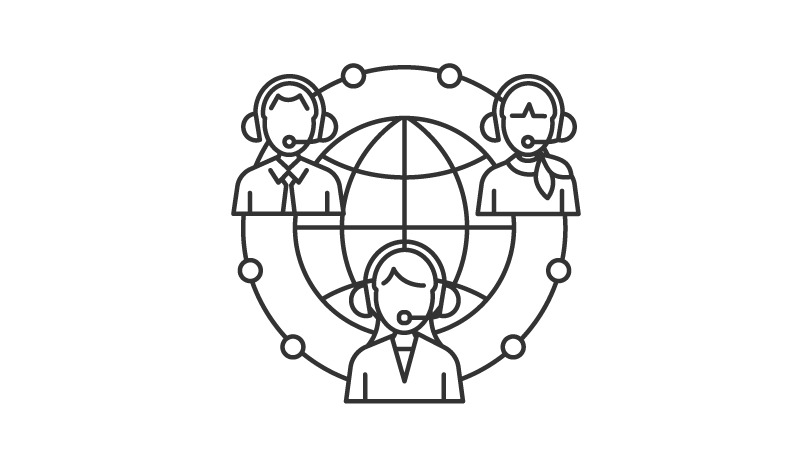 企業環境における複雑なデータの流れと情報共有を抽象的に表現したグラフ