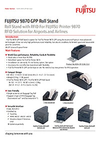 Fujitsu Printer 9870 GPP Roll Stand thumbnail