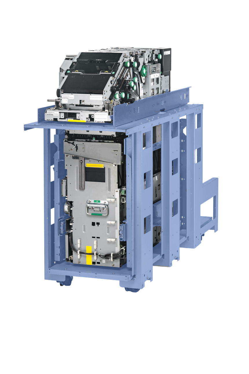 Right front of the SRU