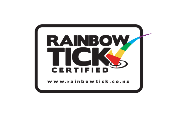 富士通ニュージーランドRainbow Tickのロゴ