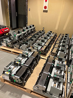 ATM remanufactured maintenance parts (units)