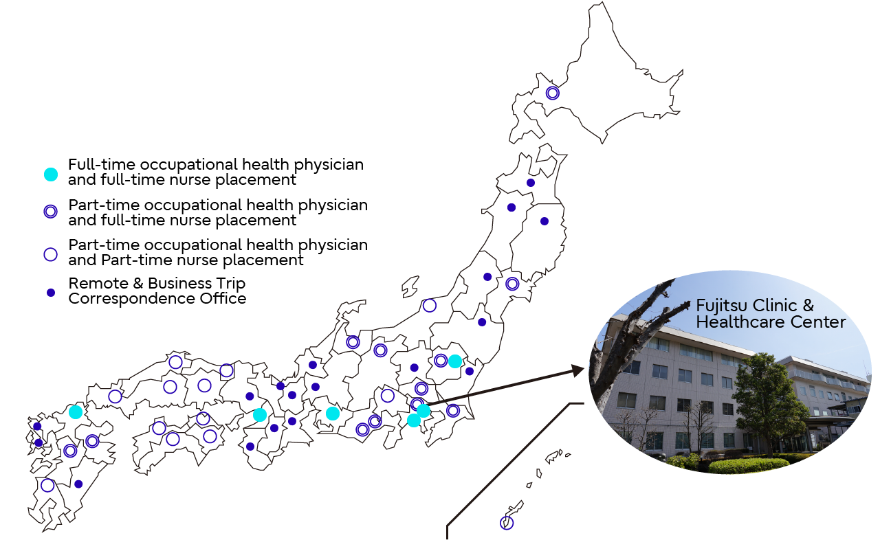 Occupational physician assignment map