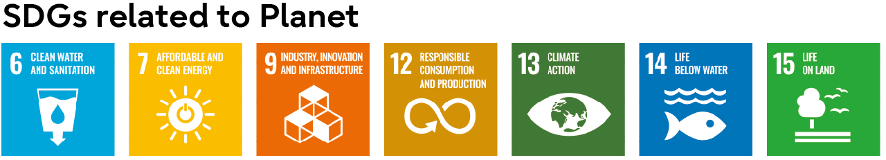 SDGs related to Planet