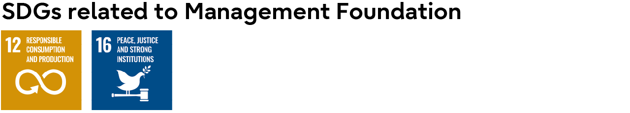 SDGs related to Management Foundation
